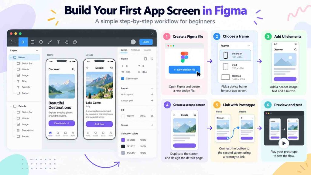 Build Your First App Screen in Figma
