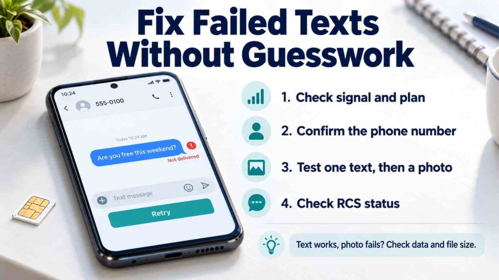 Fix Failed Texts Without Guesswork