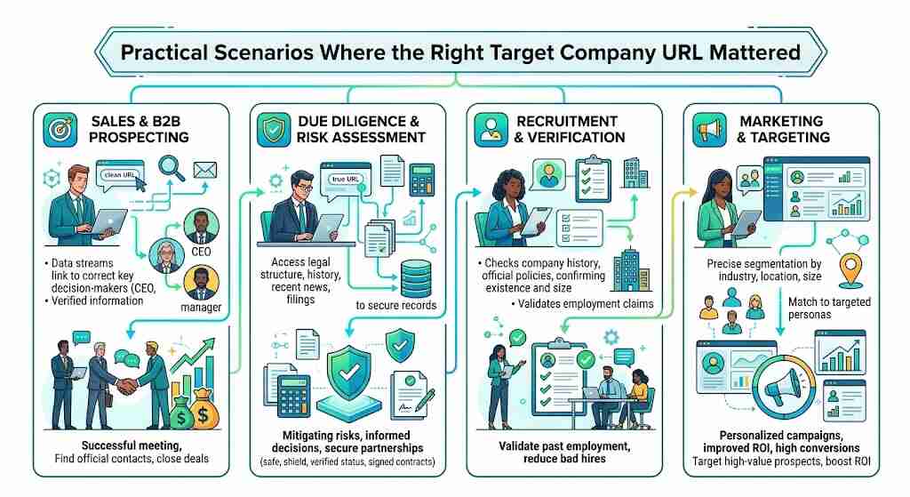Practical Scenarios Where the Right Target Company URL Mattered