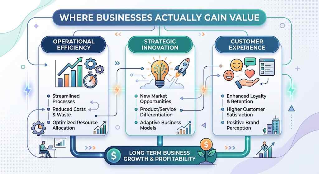 Where Businesses Actually Gain Value